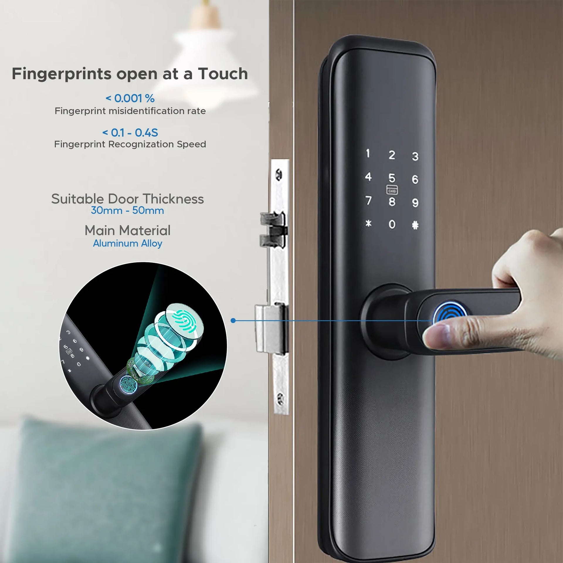 Smart Matt Door Lock - Image 4