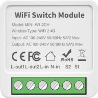 Tuya WiFi Mini Smart Switch 2CH by Naeem Technologies