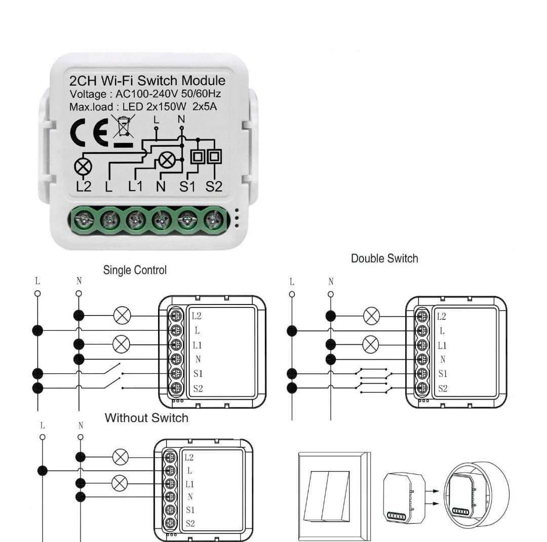 WiFi Smart Relay Module Installation