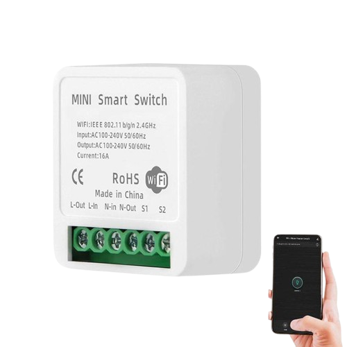 Tuya WiFi Mini Smart Switch 2CH by Naeem Technologies