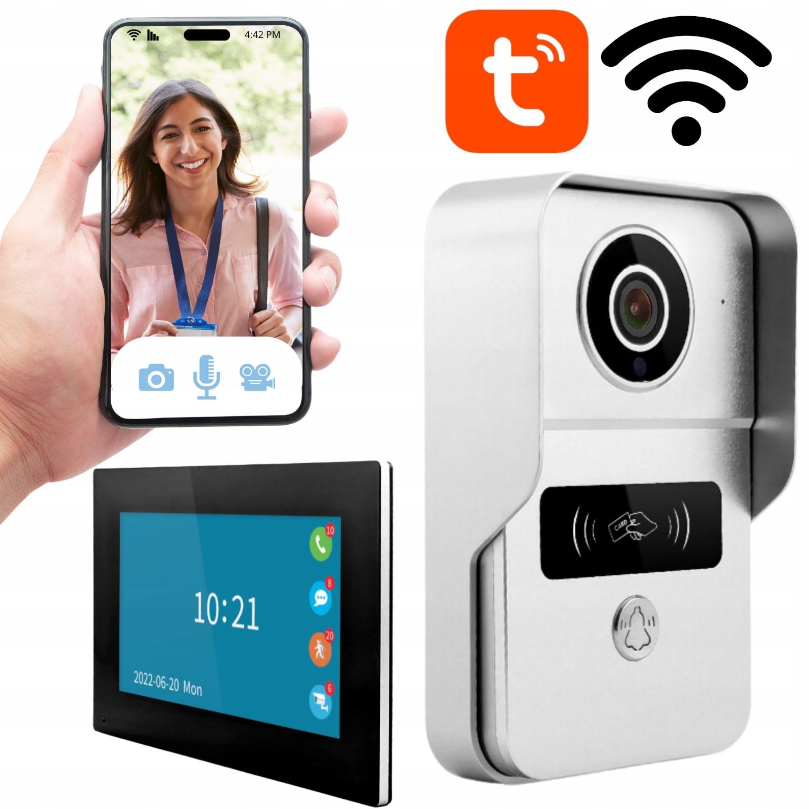 Smart WiFi Video Door Phone System – 1080P HD, - Image 3