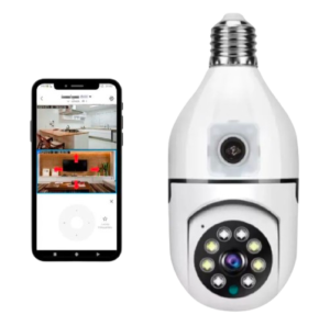 E27 2-Lens WiFi Smart Bulb CCTV Camera 1080P 360°