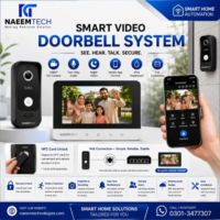 Smart Video Doorbell System | 1080P HD | PoE | Mobile App | Two-Way Audio